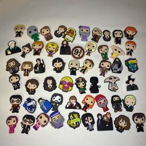 55 NEW Shoe Charms Croc Jibbitz Harry Potter different Characters Hermoine